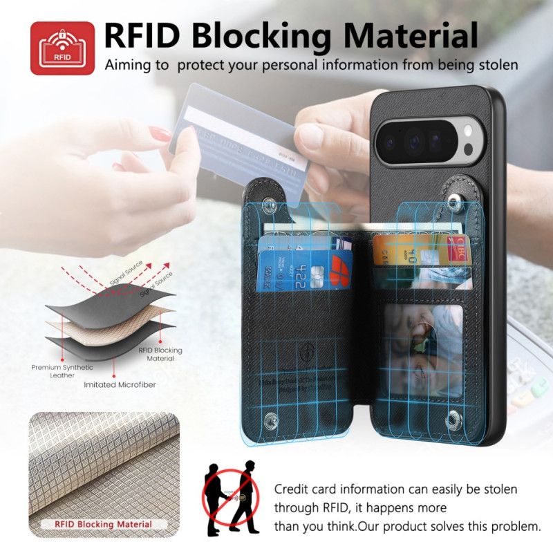 Coque Google Pixel Pro XL Porte-Cartes et Anneau