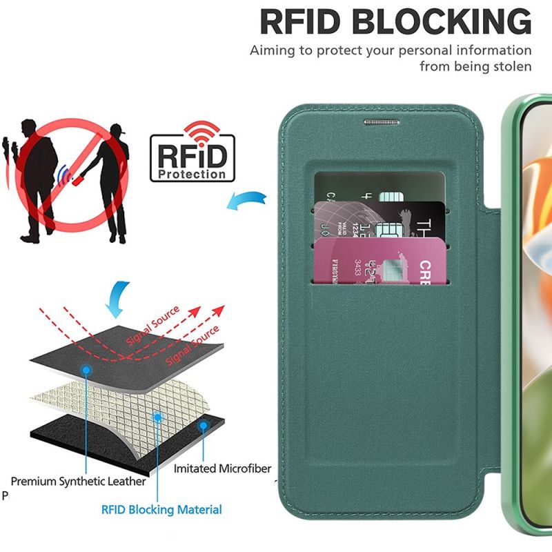 Flip Cover Google Pixel 10 Pro XL Compatible MagSafe avec Blocage RFID