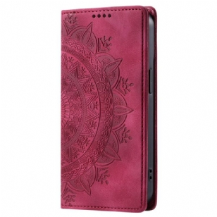 Flip Cover Google Pixel 10 Pro XL Effet Daim Mandala