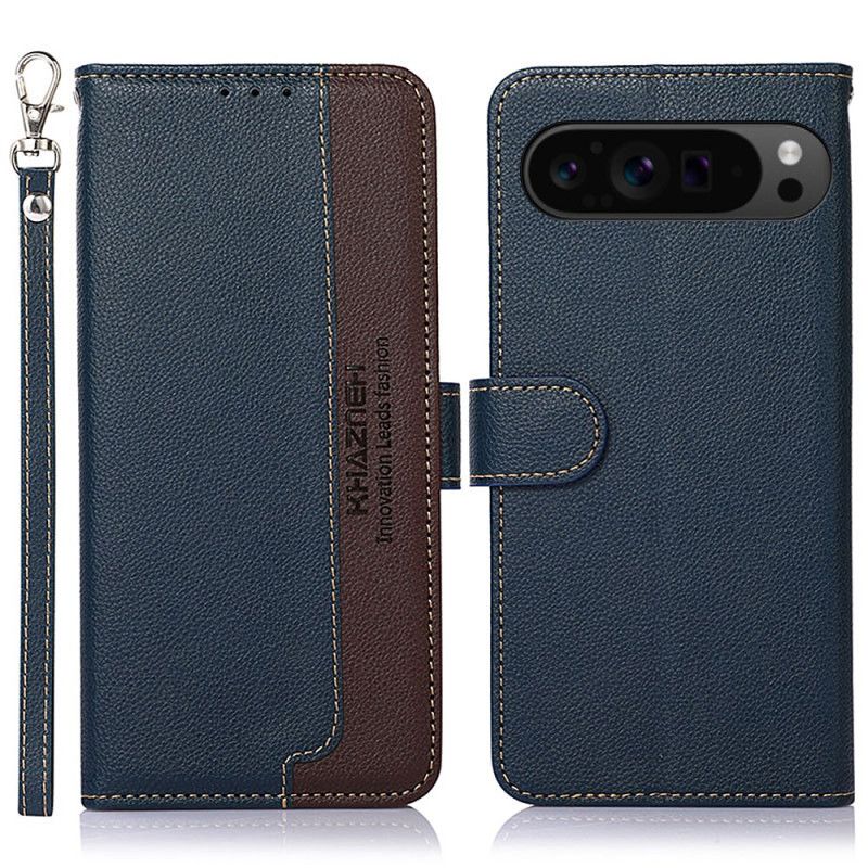 Housse Google Pixel 10 Pro XL / 9 Pro XL Bicolore Blocage RFID KHAZNEH