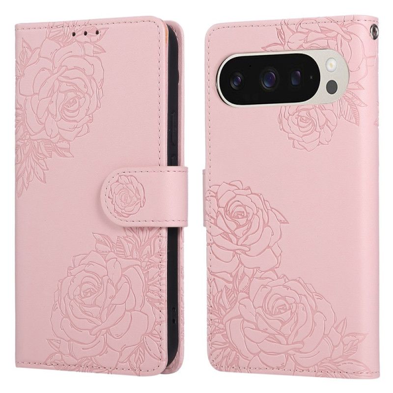 Housse Google Pixel 10 Pro XL / 9 Pro XL Empreinte Roses