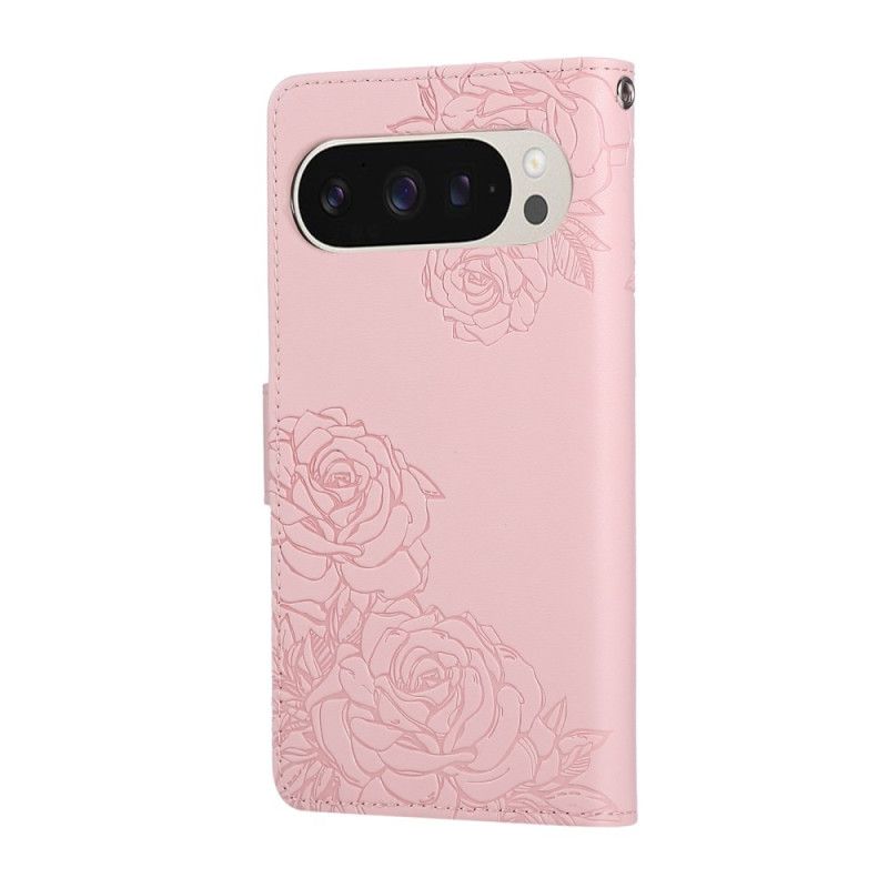 Housse Google Pixel 10 Pro XL / 9 Pro XL Empreinte Roses