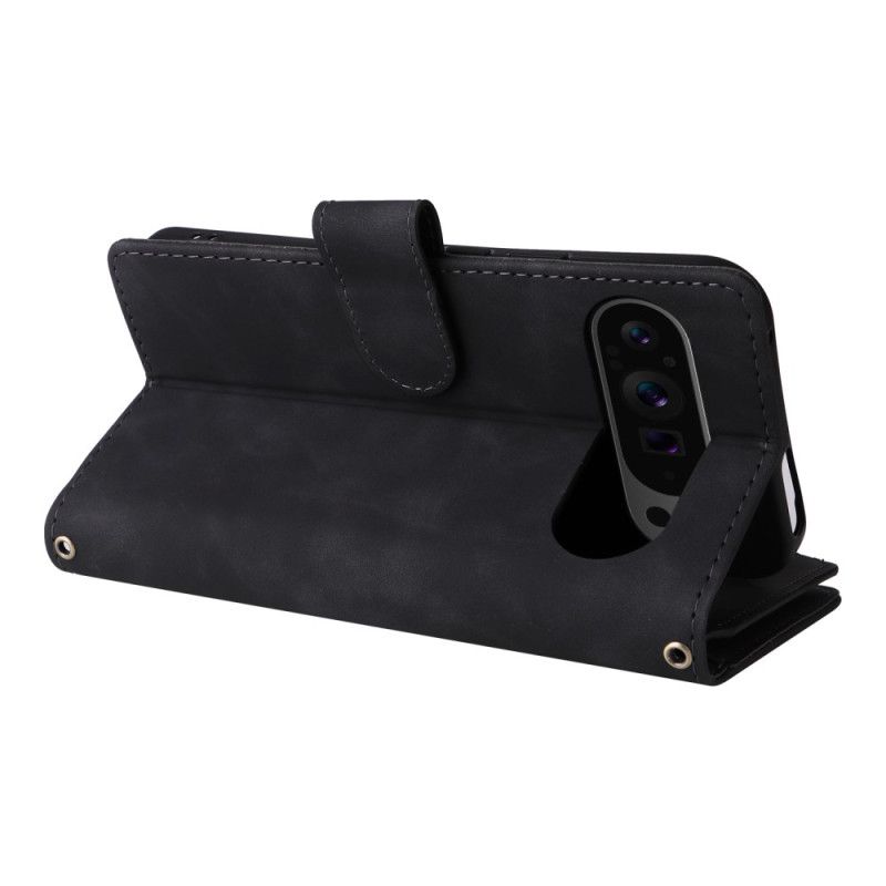 Housse Google Pixel 10 Pro XL / 9 Pro XL Portefeuille Daim Premium