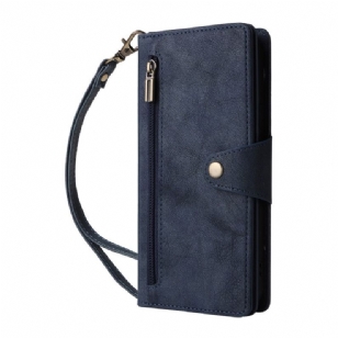 Housse Google Pixel 10 Pro XL / 9 Pro XL Portefeuille Effet Daim