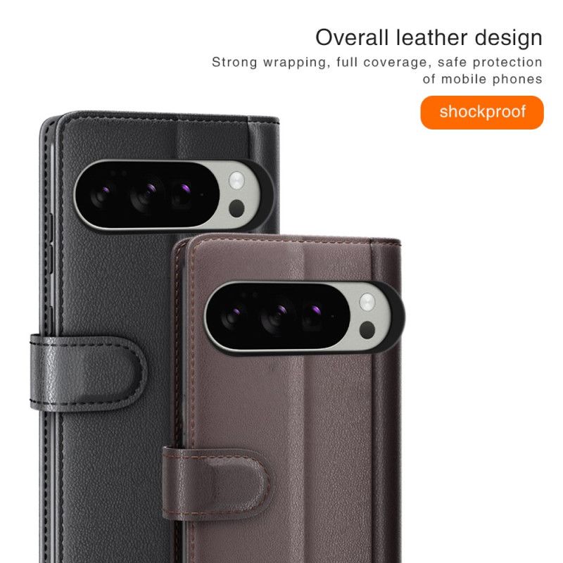 Housse Google Pixel 10 Pro XL Cuir Véritable