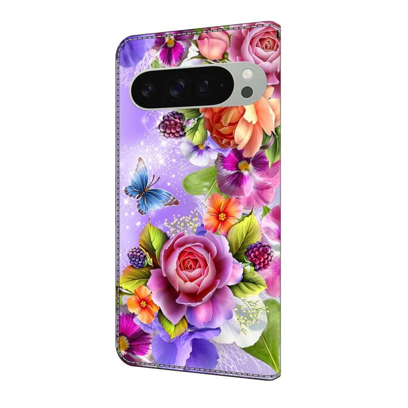 Housse Google Pixel 10 Pro XL Fleurs Colorées