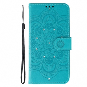 Housse Google Pixel Pro XL / 9 Pro XL Mandala Strass