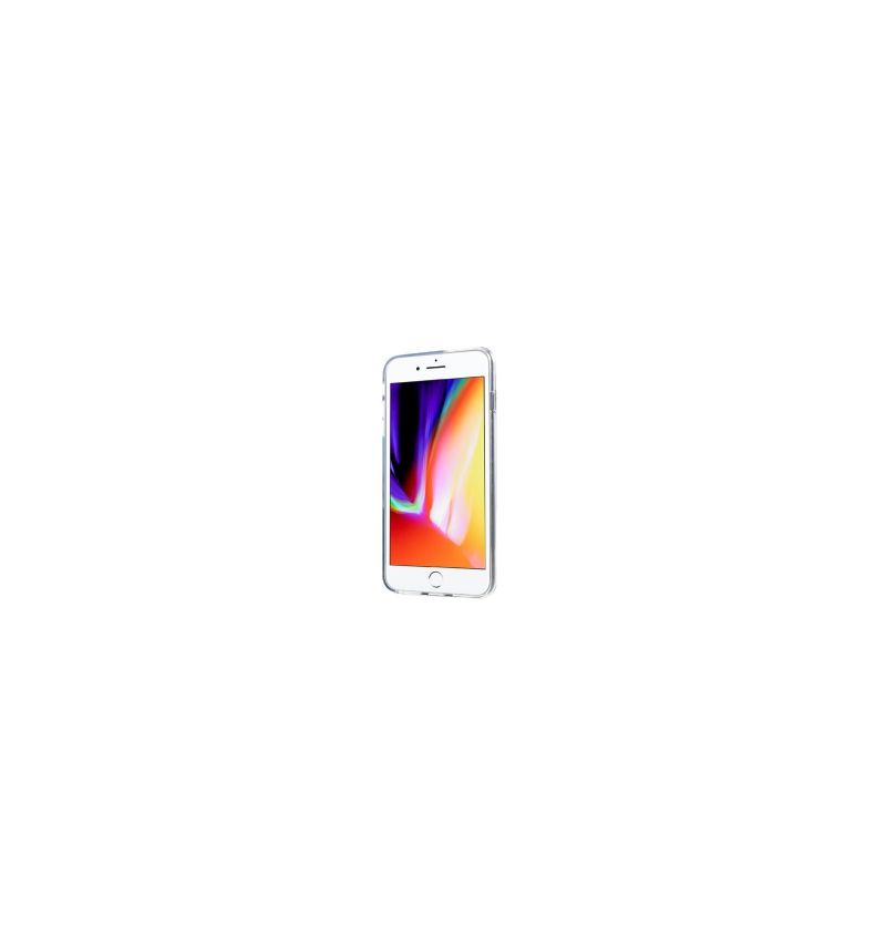 iPhone 8 Plus / 7 Plus  - Coque feuilles de palmier - Bleu / Blanc