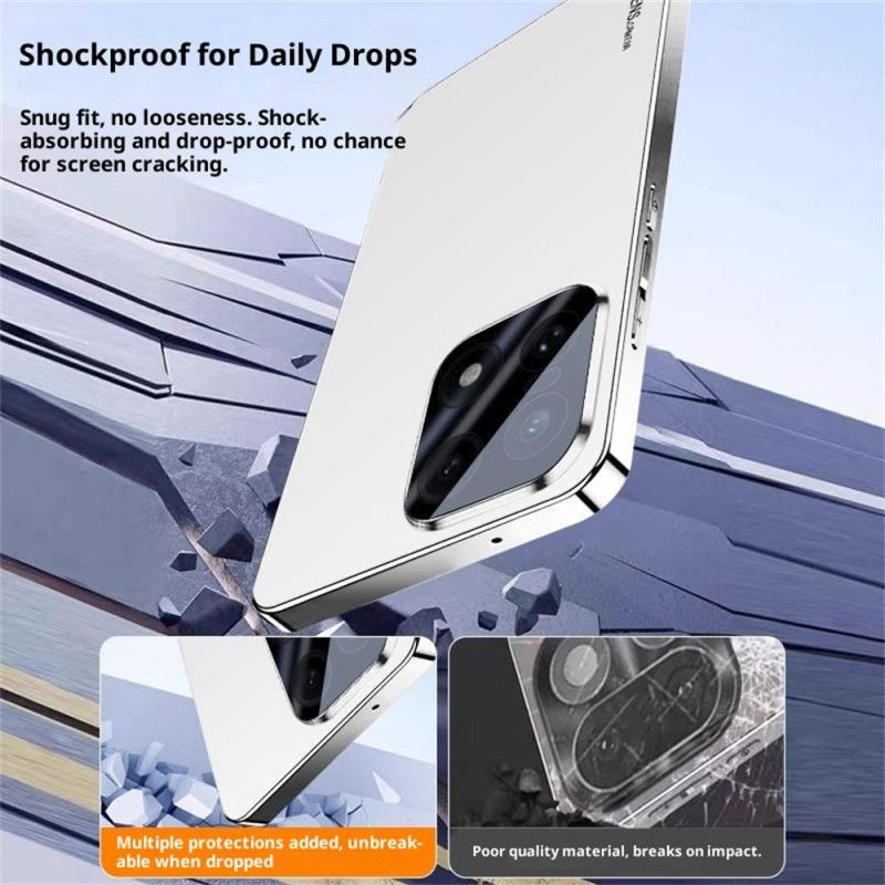 Coque OnePlus 15 Cadre Électrolytique Anti-Rayures