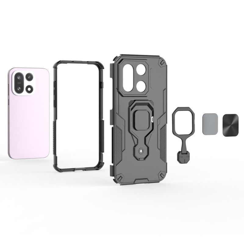 Coque OnePlus 15 Ring Résistante Support Magnétique