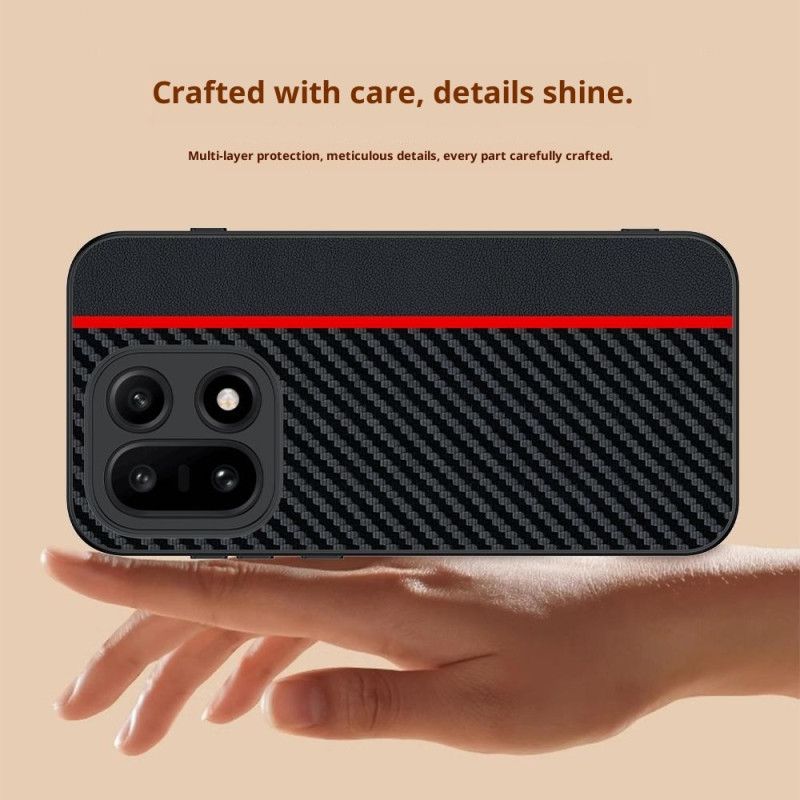 Coque OnePlus 15 Texture Fibre de Carbone