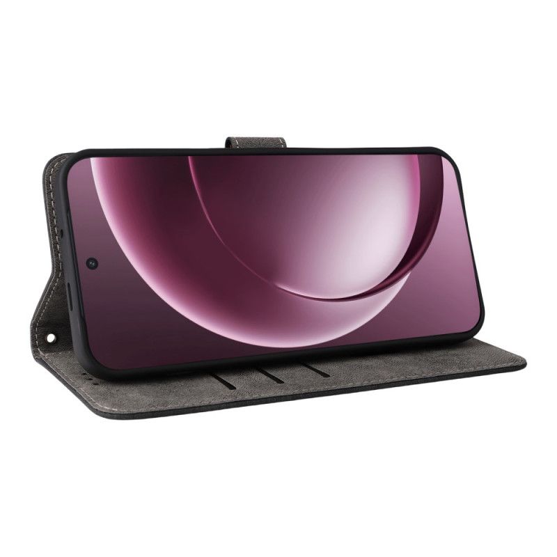 Housse OnePlus 15 Effet Daim à Lanière