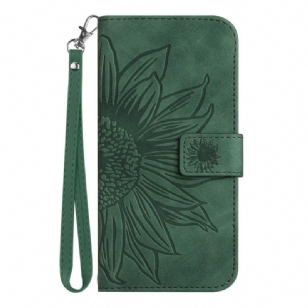 Housse OnePlus 15 Empreinte Tournesol à Lanière