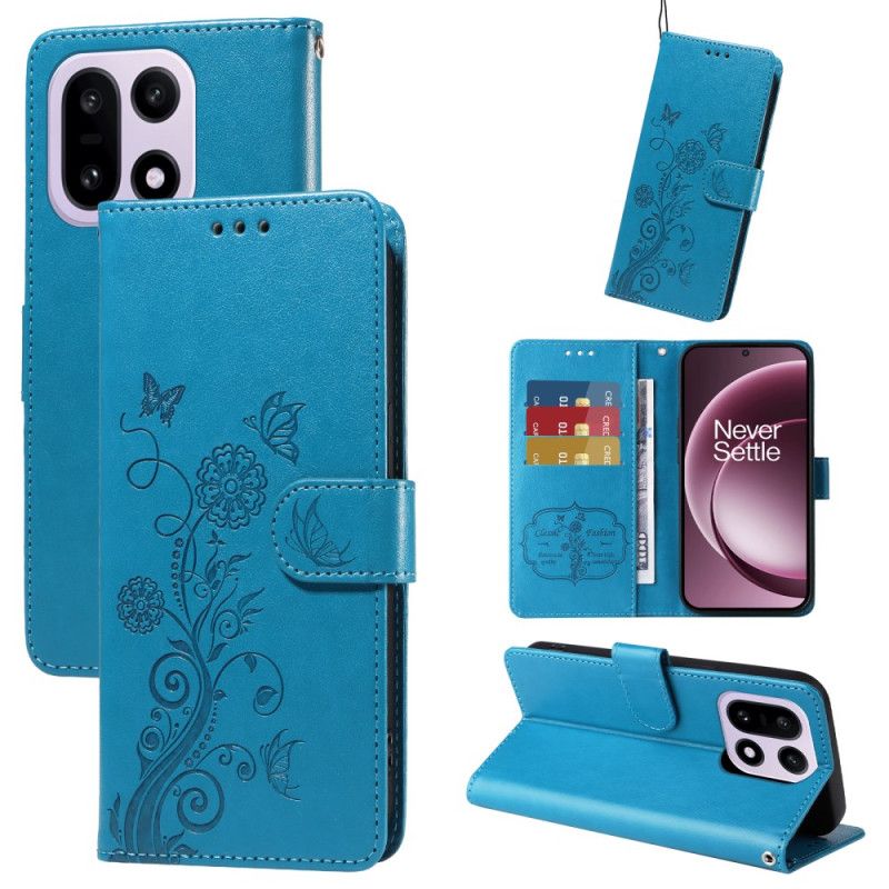 Housse OnePlus 15 Papillon Floral