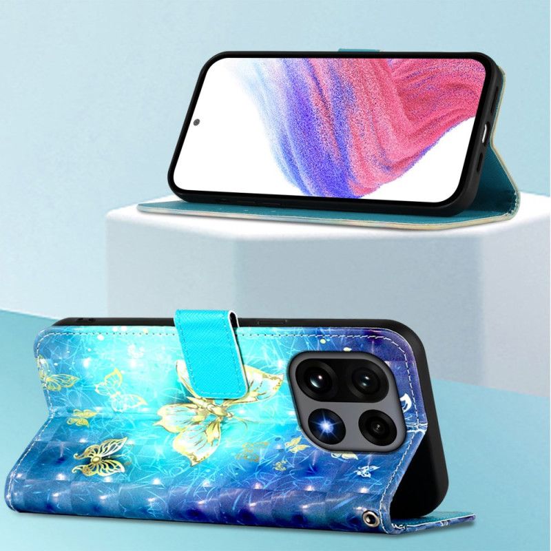 Housse OnePlus 15 Papillons Dorés