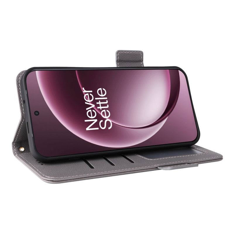 Housse OnePlus 15 Simili Cuir à Lanière