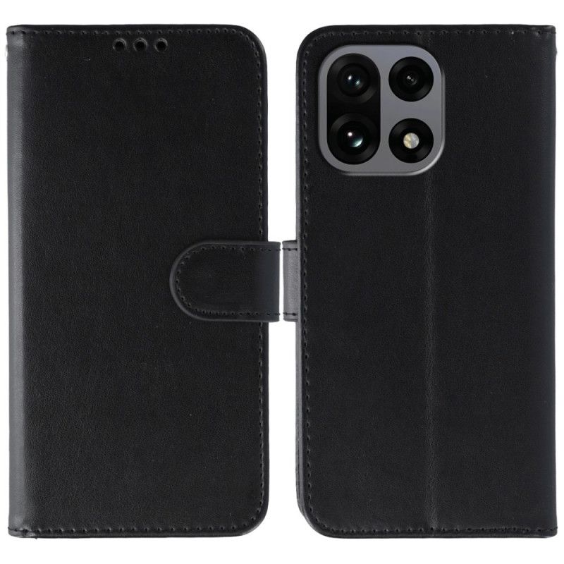 Housse OnePlus 15 Simili Cuir Uni