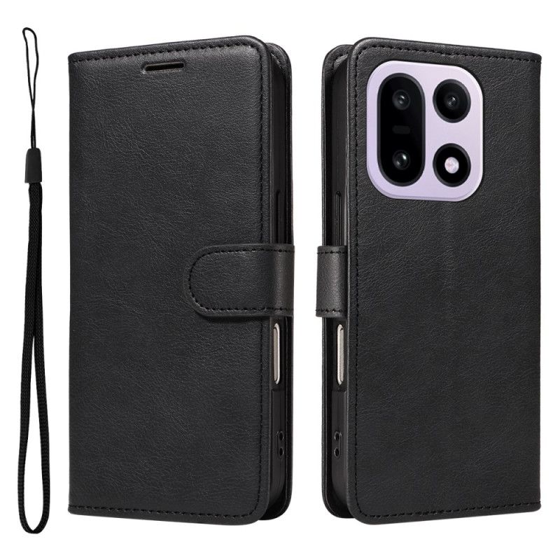 Housse OnePlus 15 Simili Cuir Uni