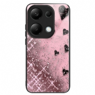 Coque Xiaomi Redmi Note 13 Pro 4G / Poco M6 Pro 4G Verre Trempé Amour Rose