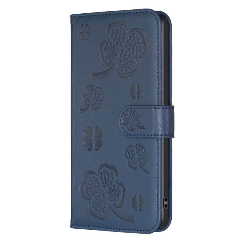 Housse Xiaomi Redmi Note 13 Pro 4G / Poco M6 Pro 4G Motif Trèfles
