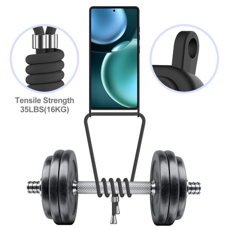 Coque à Cordon Samsung Galaxy S25 Ultra 5G Porte-Cartes