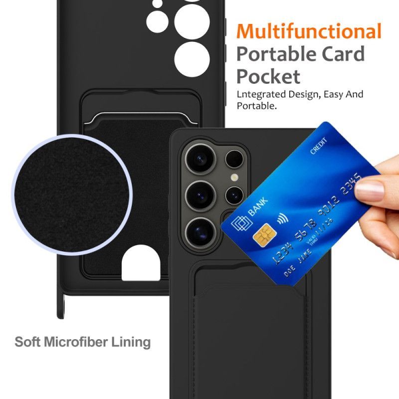 Coque à Cordon Samsung Galaxy S25 Ultra 5G Porte-Cartes