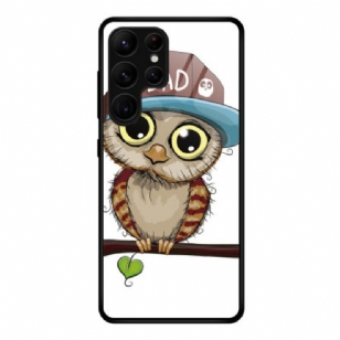 Coque Galaxy S25 Ultra 5G Verre Trempé Hibou