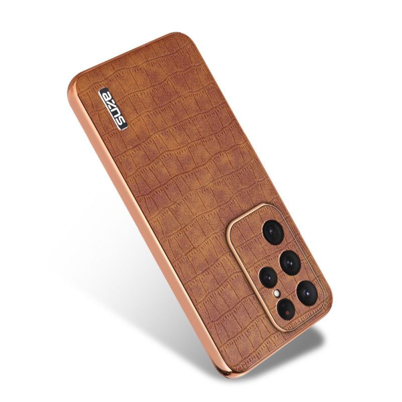 Coque Samsung Galaxy S25 Ultra 5G Effet Crocodile AZNS