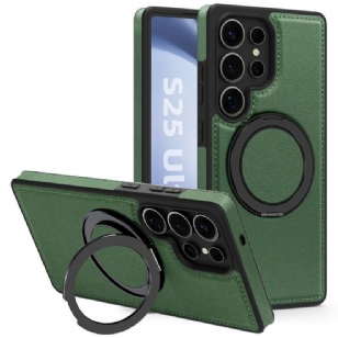 Coque Samsung Galaxy S25 Ultra 5G Magnétique avec Support Rotatif
