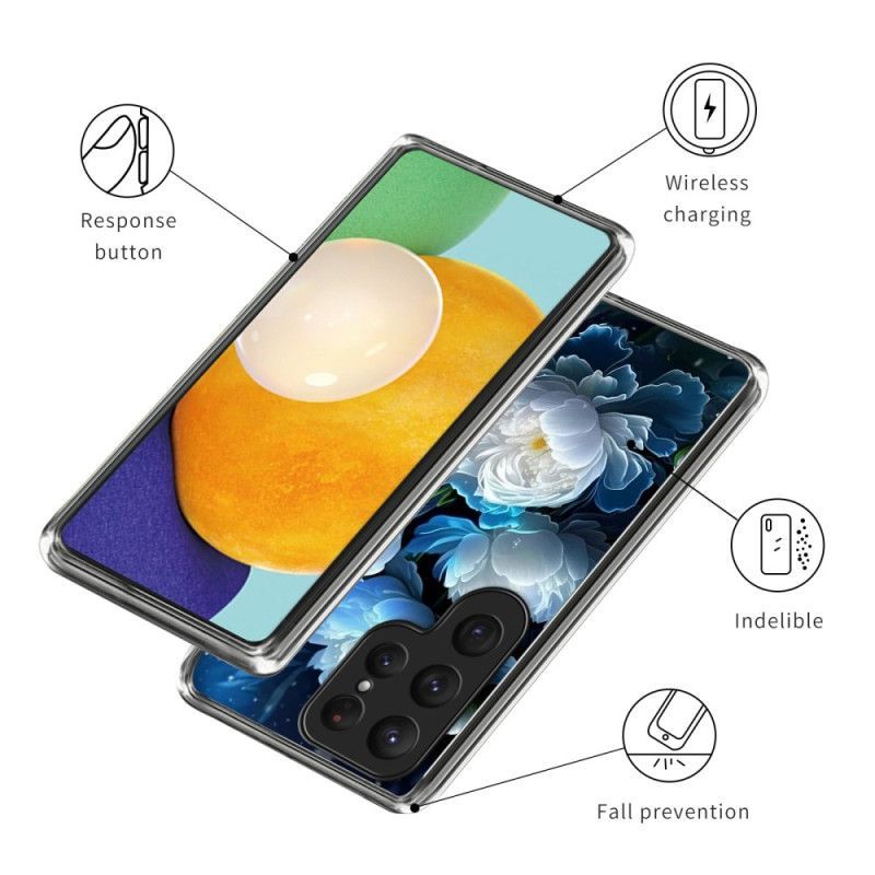 Coque Samsung Galaxy S25 Ultra 5G Pivoine Blanche