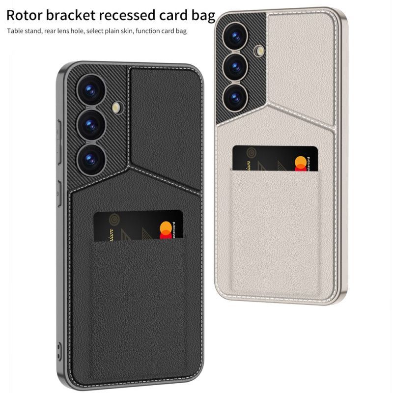 Coque Samsung Galaxy S25 Ultra 5G Porte-Cartes et Béquille GKK