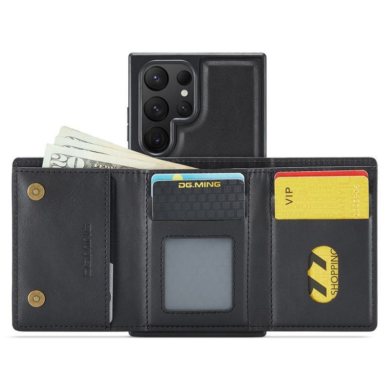 Coque Samsung Galaxy S25 Ultra 5G Portefeuille Magnétique Détachable