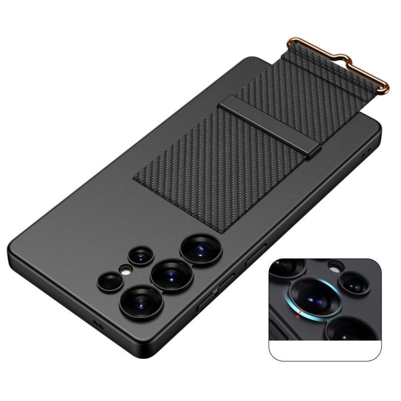 Coque Samsung Galaxy S25 Ultra 5G Sangle et Support GKK