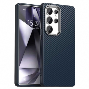 Coque Samsung Galaxy S25 Ultra 5G Texture Fibre Carbone