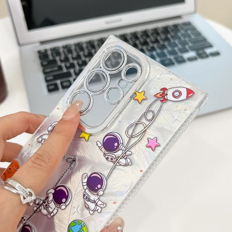 Coque Samsung Galaxy S25 Ultra Dinosaures Fun avec Film Protecteur d'Objectif