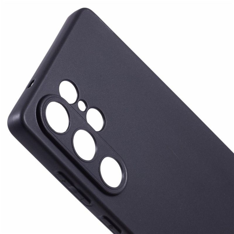 Coque Samsung Galaxy S25 Ultra Silicone Mat avec Protection Écran en Verre Trempé