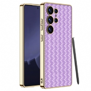Coque Samsung Galaxy S25 Ultra Texture Tissée
