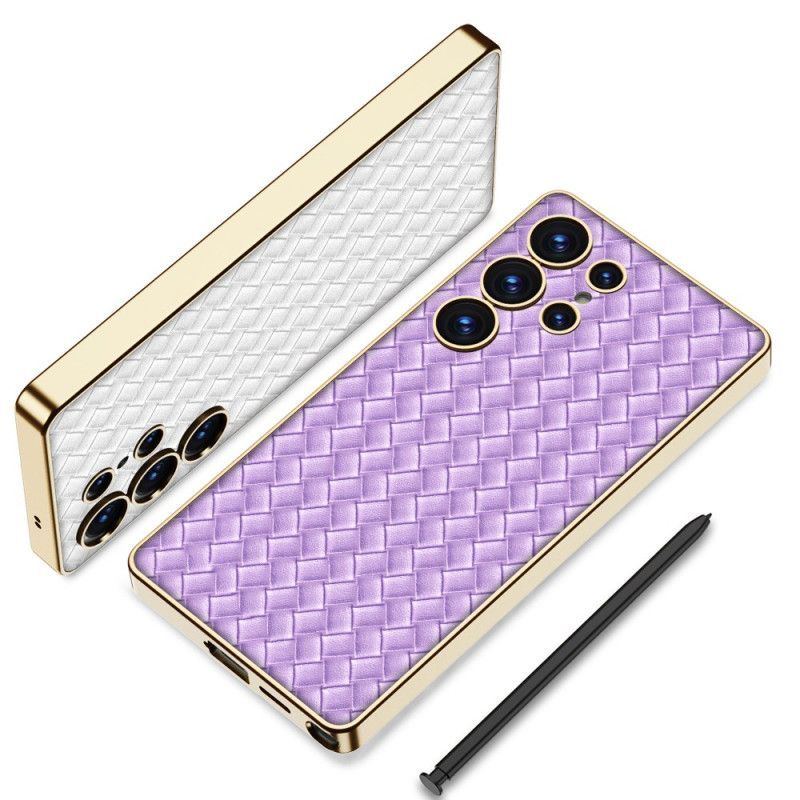 Coque Samsung Galaxy S25 Ultra Texture Tissée