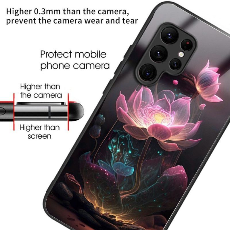 Coque Samsung Galaxy S25 Ultra5G Verre Trempé Lotus