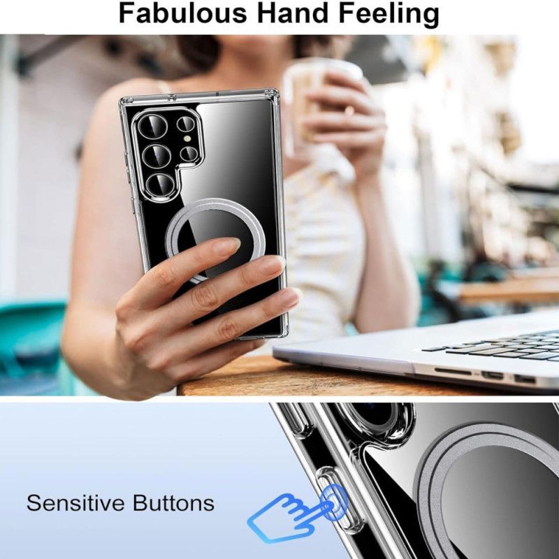 Coque Ultra Protectrice pour Samsung Galaxy S25 Ultra 5G Protectrice Compatible MagSafe