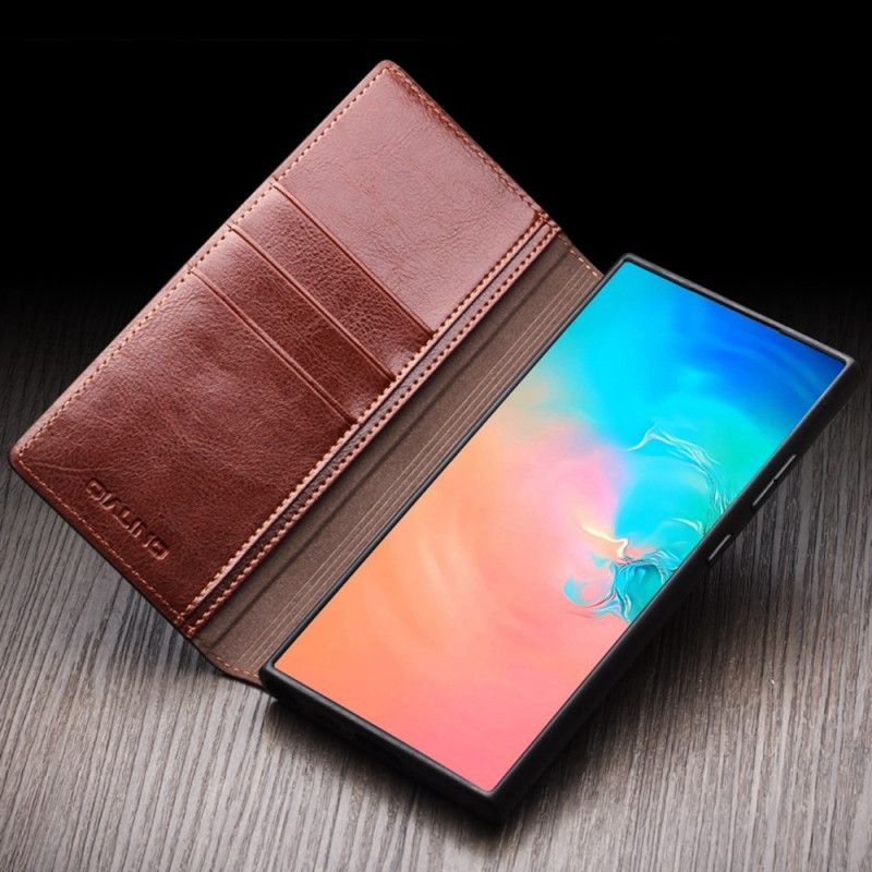 Flip Cover Samsung Galaxy S25 Ultra 5G Cuir Qialino