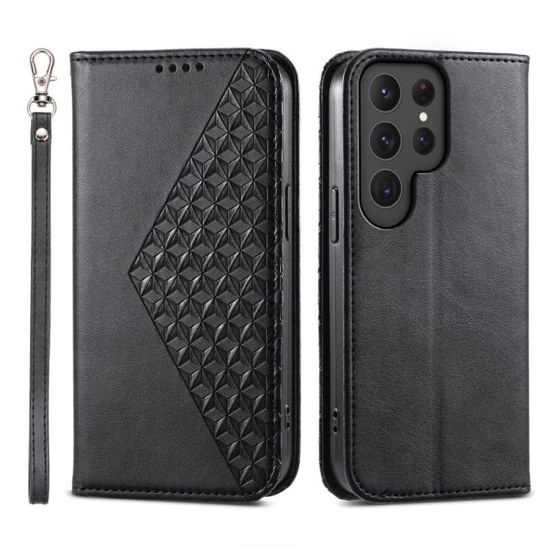 Flip Cover Samsung Galaxy S25 Ultra 5G Empreintes Losanges