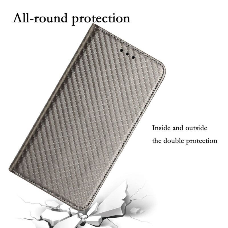 Flip Cover Samsung Galaxy S25 Ultra 5G Fibre Carbone à Lnaière
