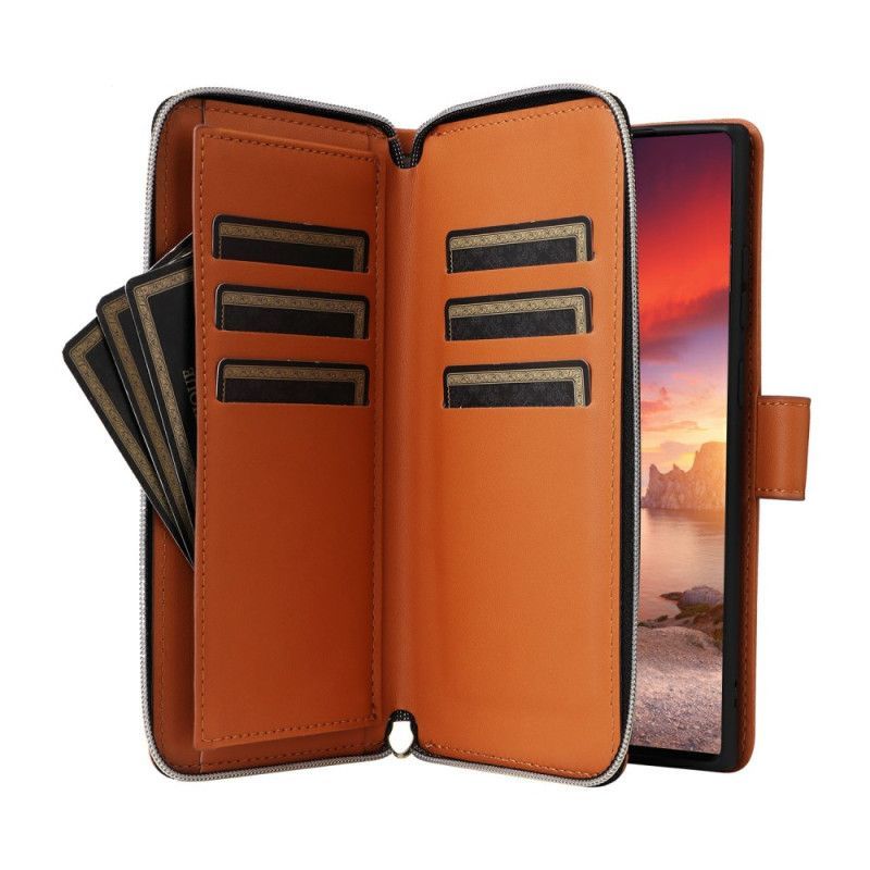 Housse Samsung Galaxy S25 Ultra 5G 9 Porte-Cartes à Lanière