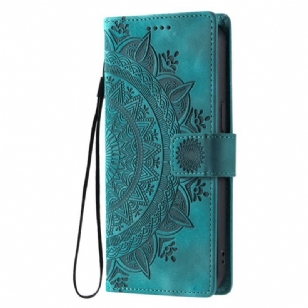 Housse Samsung Galaxy S25 Ultra 5G Effet Daim Mandala