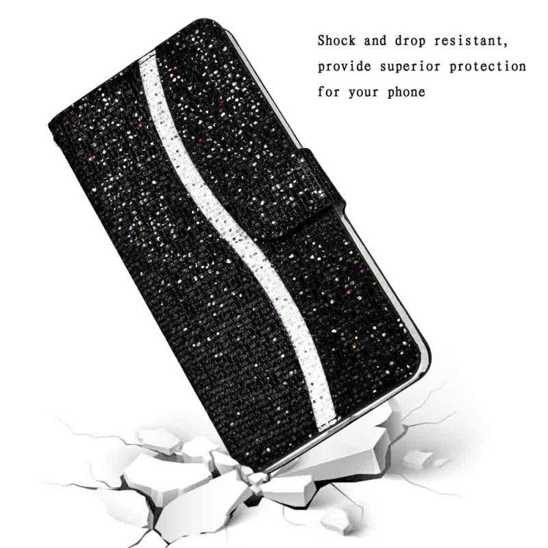 Housse Samsung Galaxy S25 Ultra 5G Portefeuille Paillettes