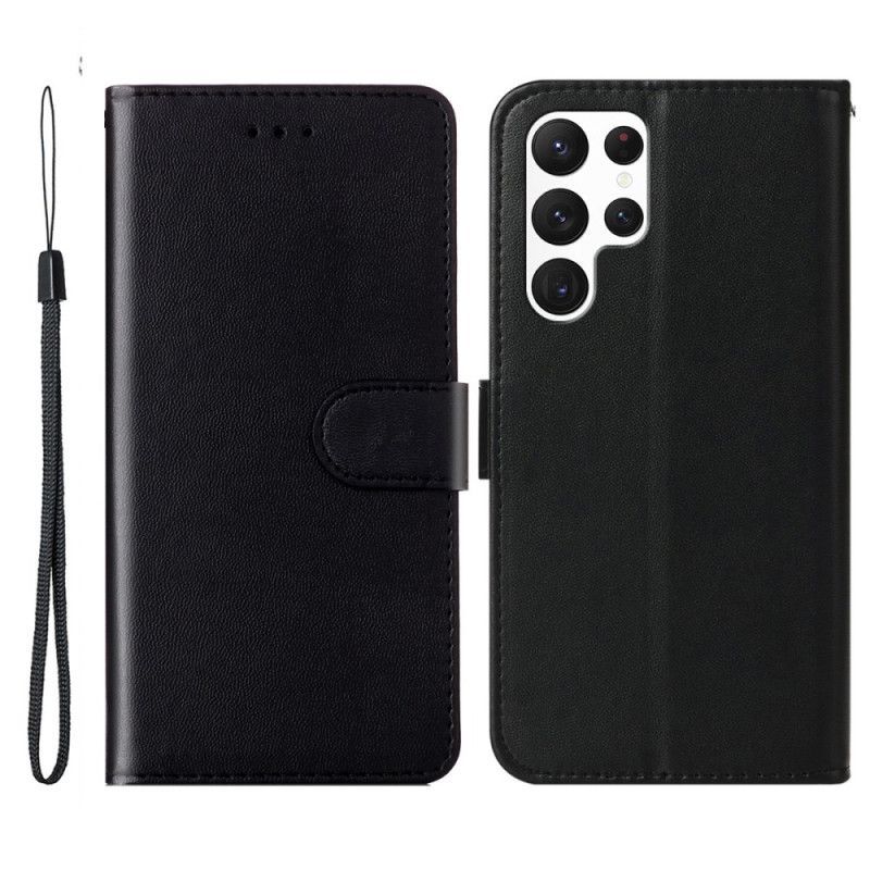 Housse Samsung Galaxy S25 Ultra 5G Simili Cuir Uni