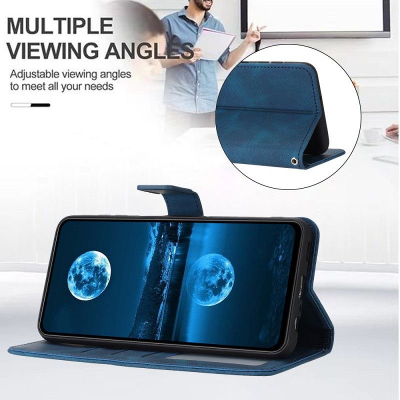 Housse Samsung Galaxy S25 Ultra Effet Cuir Classique à Lanière