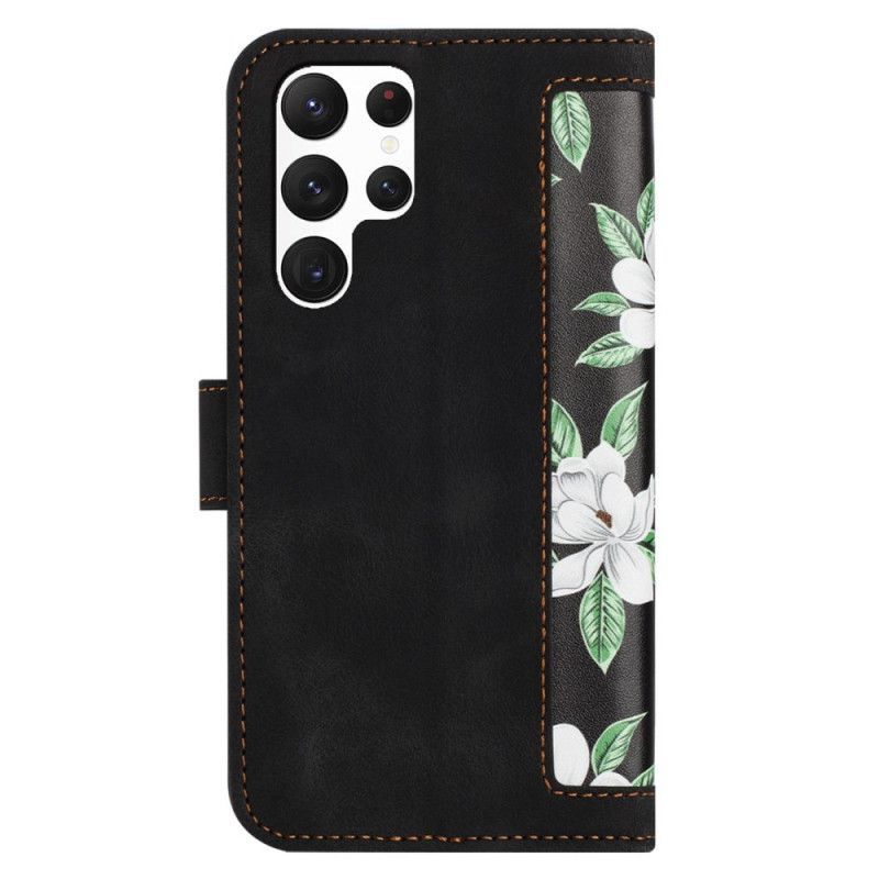 Housse Samsung Galaxy S25 Ultra Portefeuille Floral