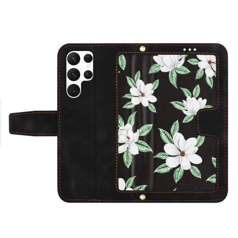 Housse Samsung Galaxy S25 Ultra Portefeuille Floral